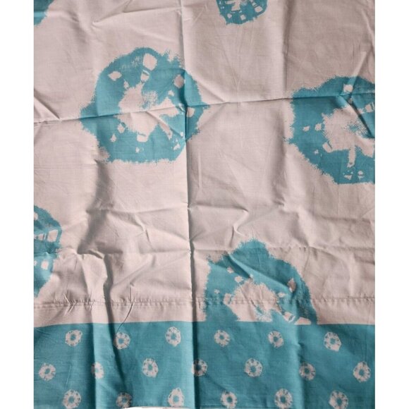 DYR Do Your Room Twin Flat Sheet and Pillowcase COTTON Teal Unused - Picture 3 of 6